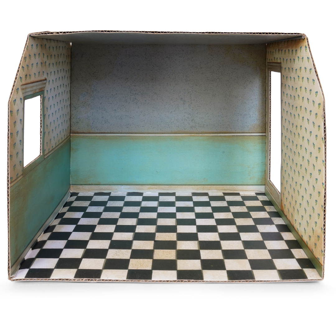 Habitación Miniatura de Cartón – Cocina