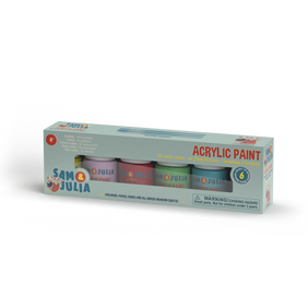 Pintura Acrílica - Seis Colores Básicos