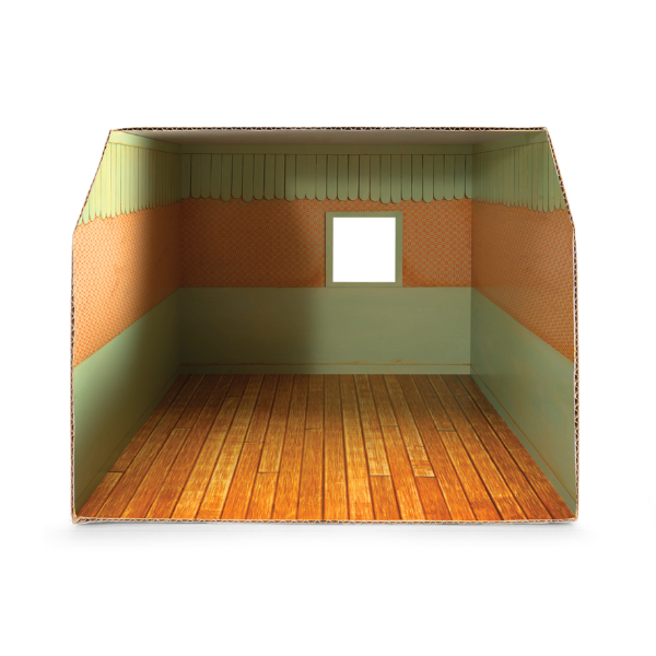 Habitación Miniatura de Cartón – La Habitación de Bebé