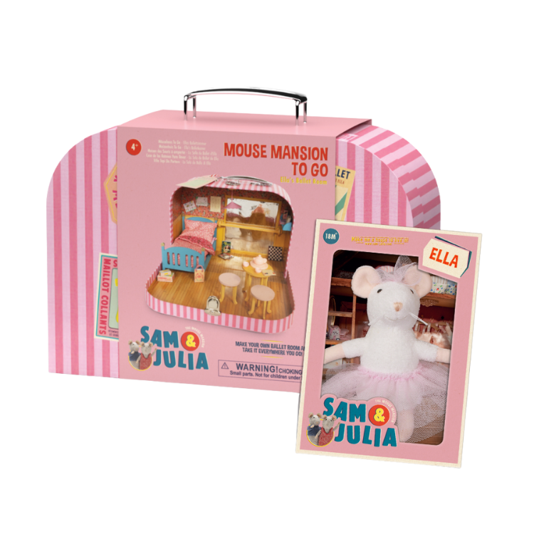 Pack – Sala de Ballet para Llevar + Peluche Ella