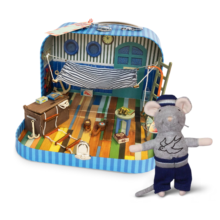 Pack – Cabaña para Llevar + Peluche Abuelo Marinero