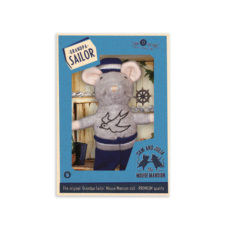 Peluche Raton – El Abuelo Marinero