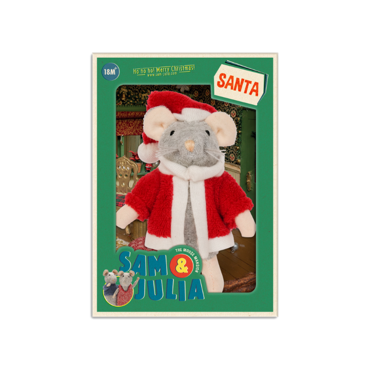 Peluche Raton - Santa Claus