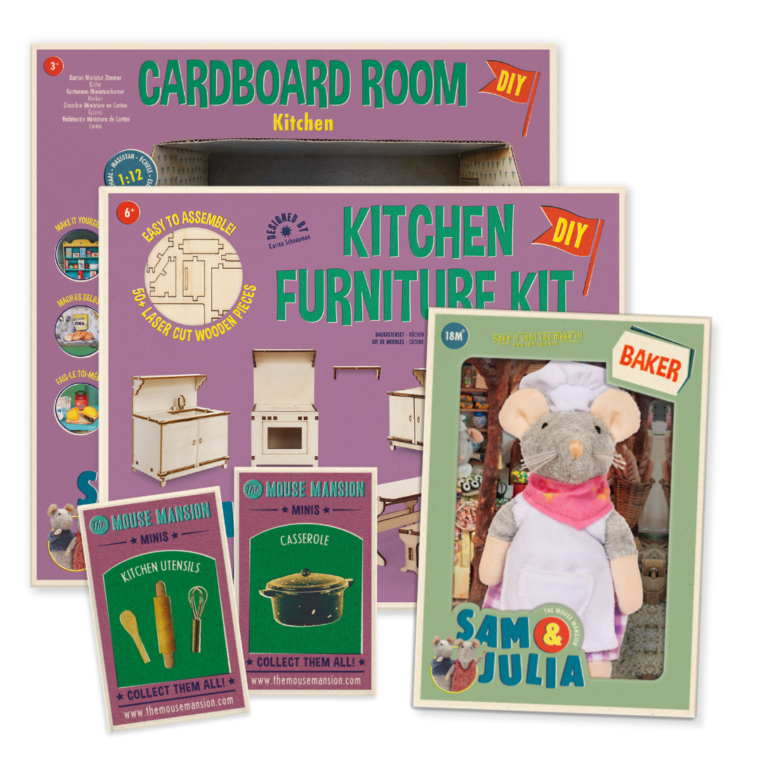 Kit de manualidades para crear la pequeña panadería