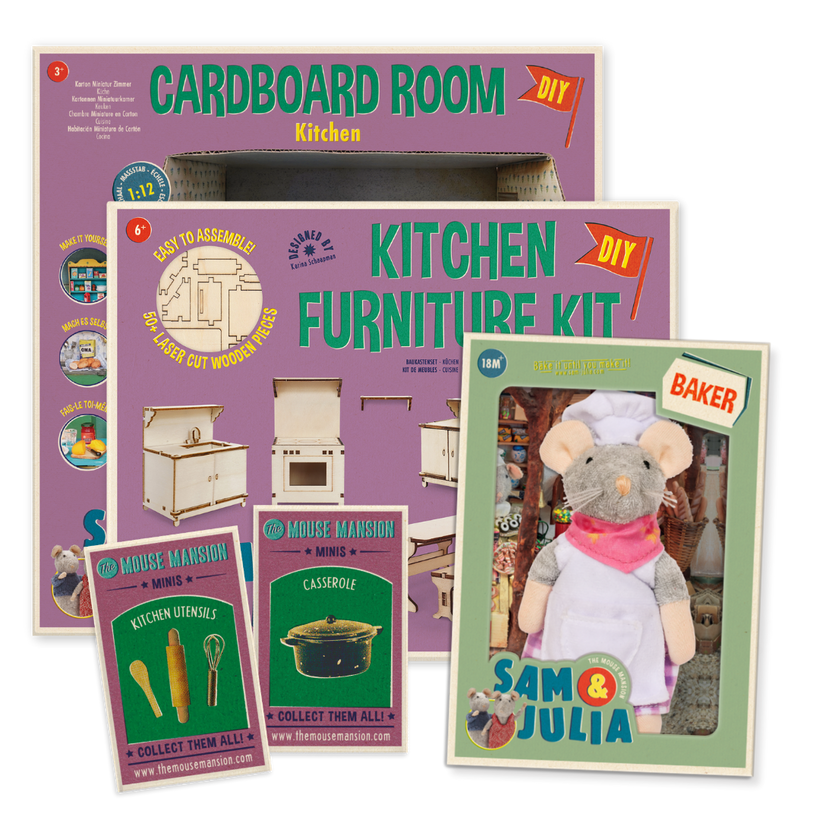 Kit de manualidades para crear la pequeña panadería