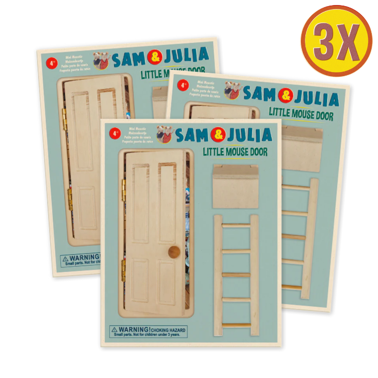 Pack – 3x Pequeña Puerta de Ratón