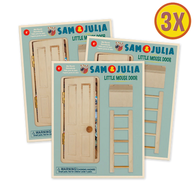 Pack – 3x Pequeña Puerta de Ratón