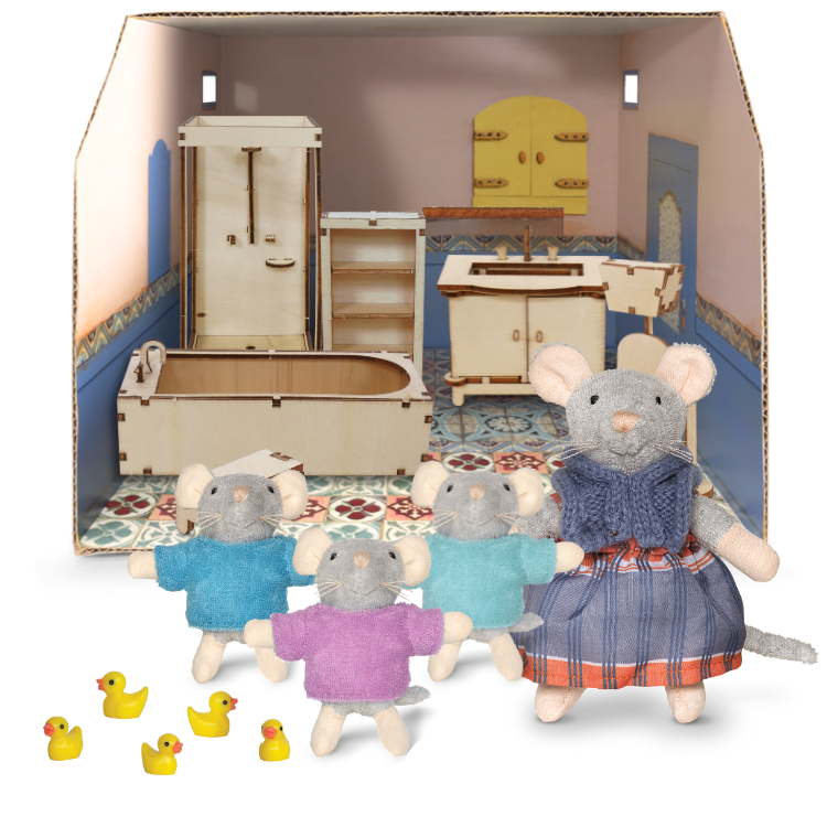 Pack: La Hora del Baño con los Trillizos