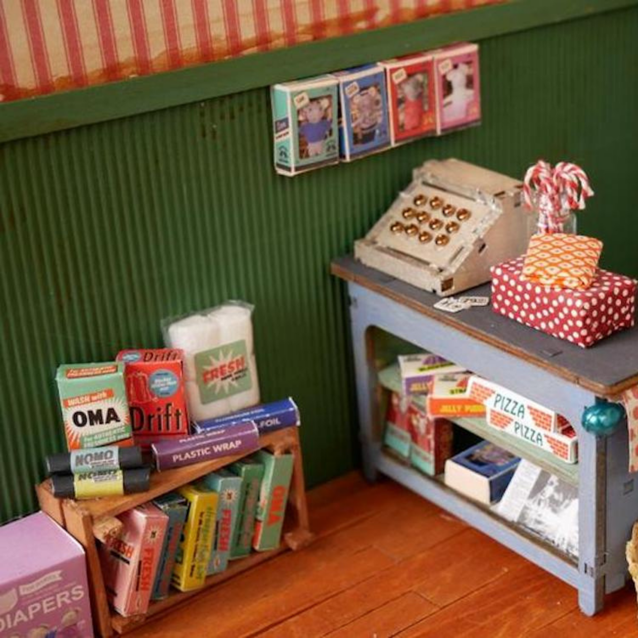 Decoración papel - Cocina y tienda