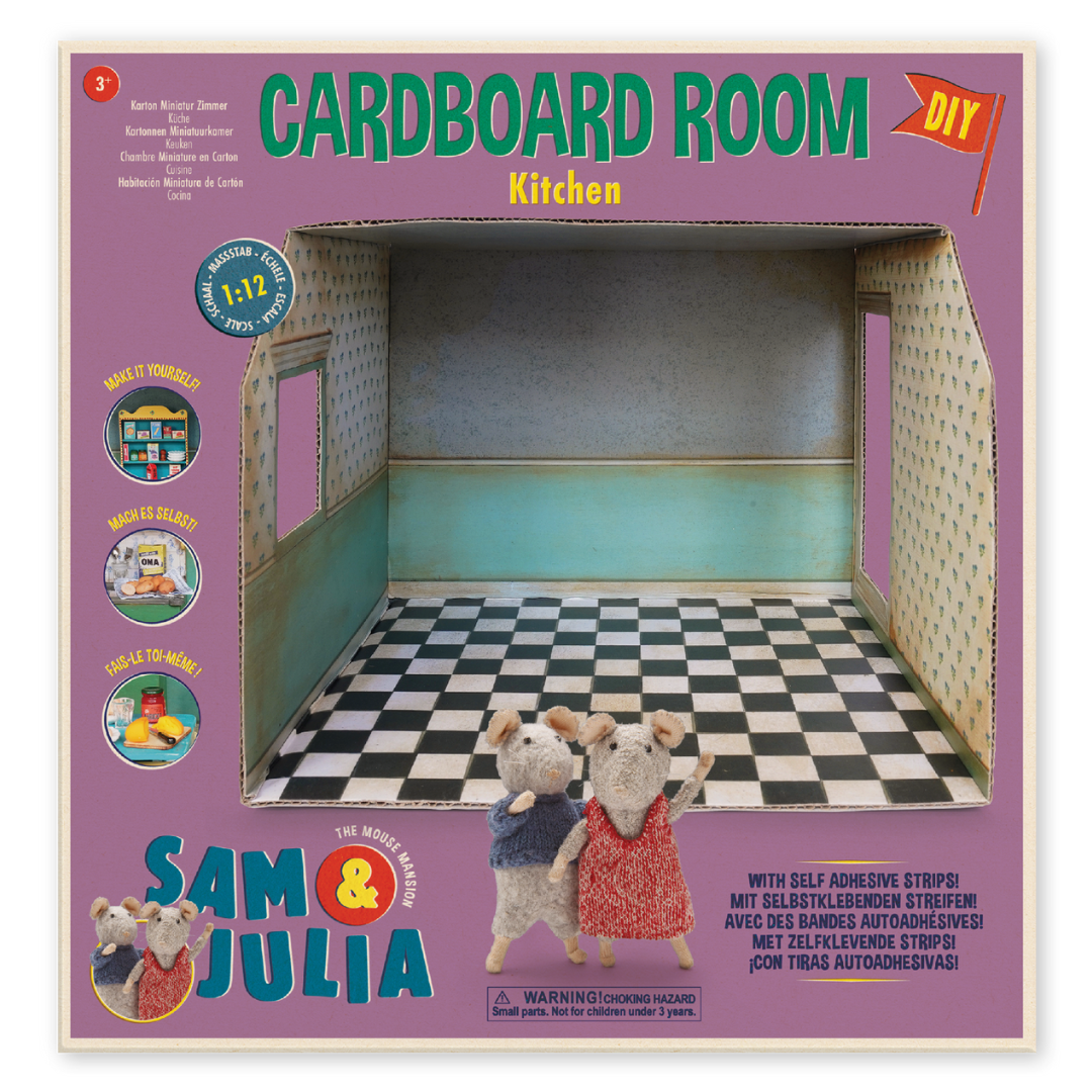 Habitación Miniatura de Cartón – Cocina