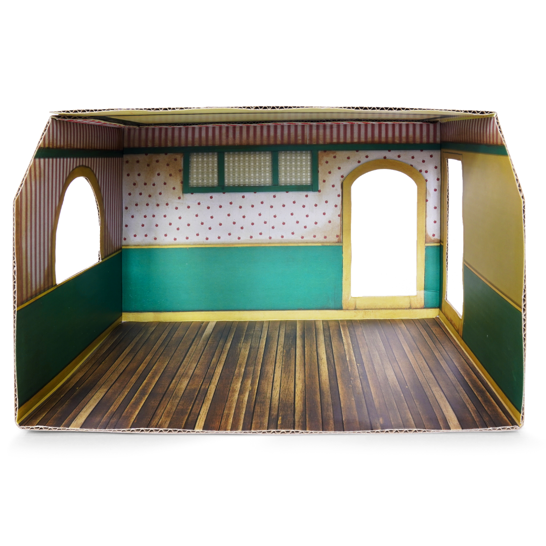 Habitación Miniatura de Cartón - Tienda
