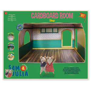 Habitación Miniatura de Cartón - Tienda