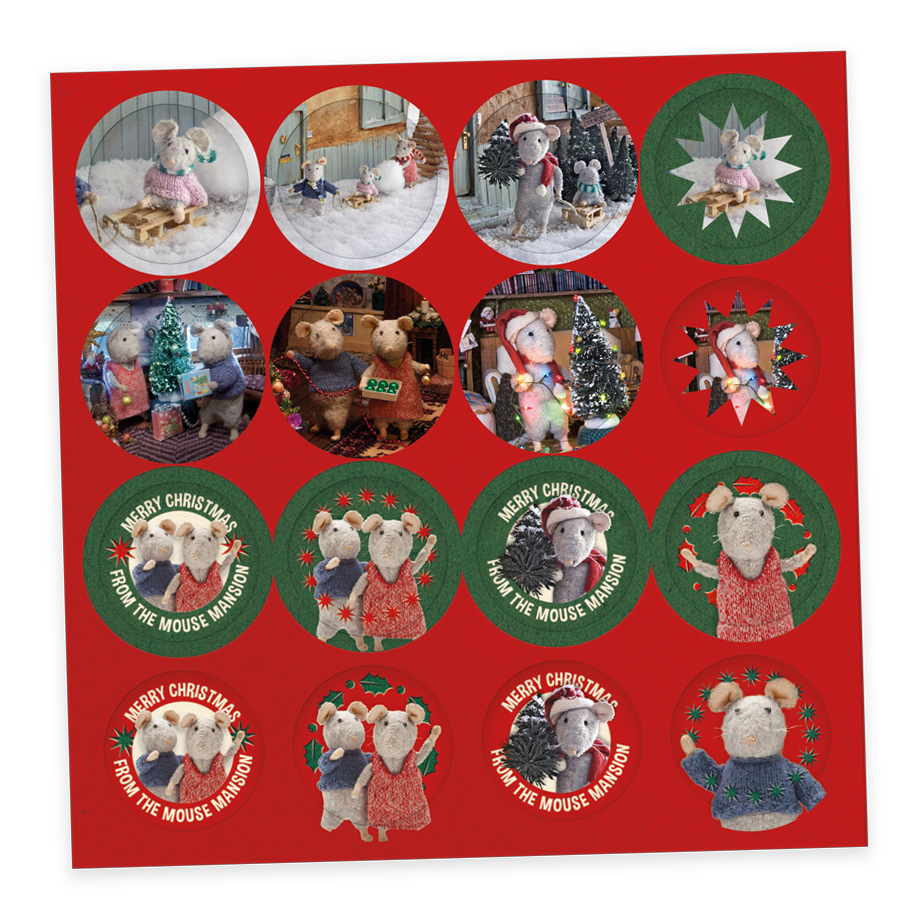 Set tarjetas - Navidad