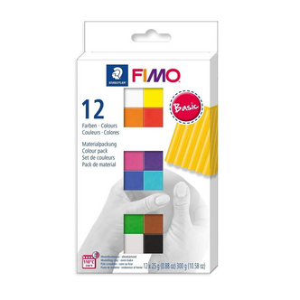 Arcilla Polimerica Fimo, 12 colores